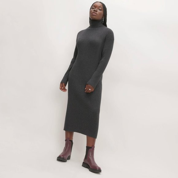 Everlane The Lug Chelsea Boot Leather Bordeaux Purple 5.5 36 - Picture 3 of 10